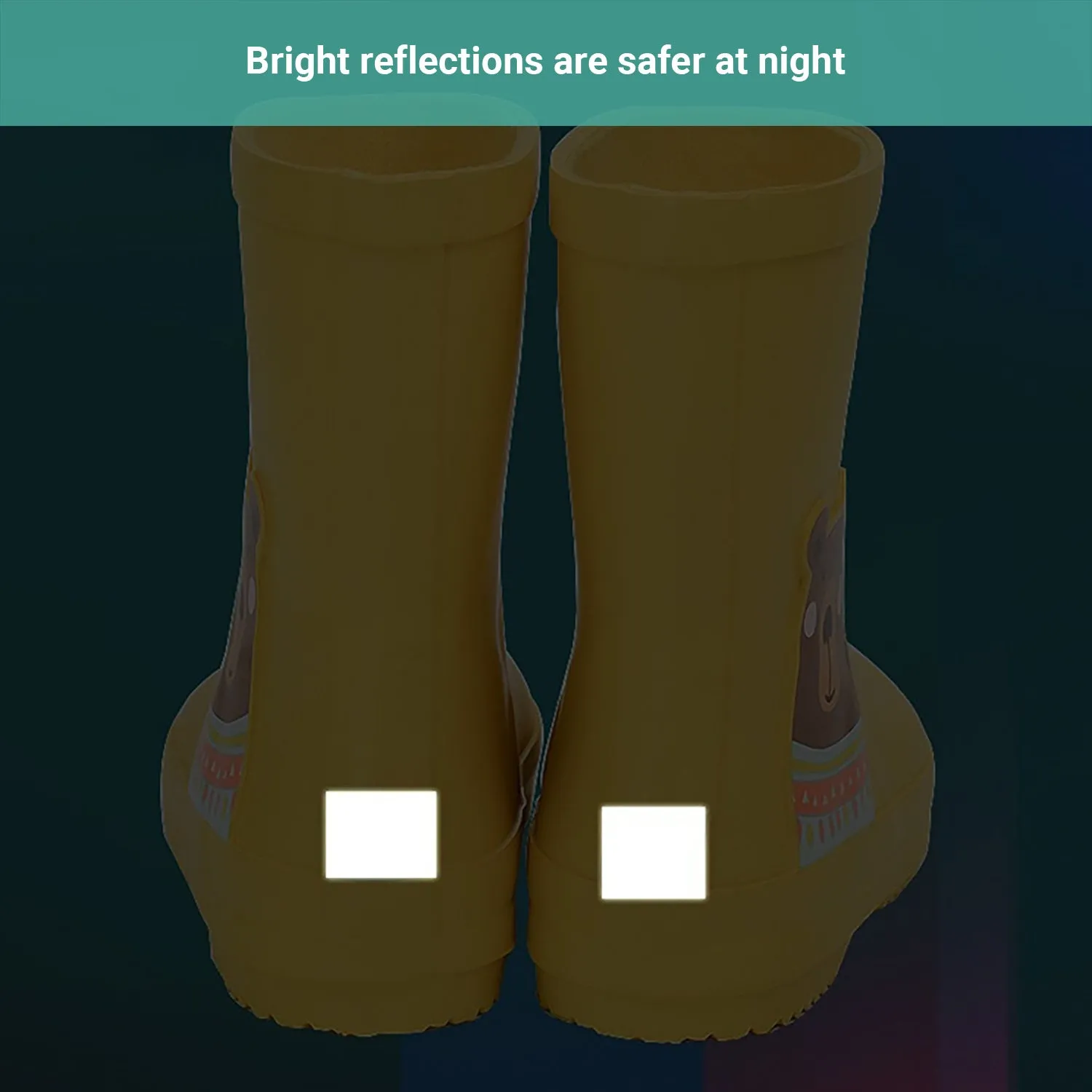 Truboo Kids Rain Boots Toddler Rubber Shoes Children Gumboots Waterproof