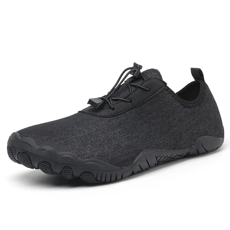 Unisex Cross-Trainer Barefoot Minimalist Shoes - Zero Drop Sole, Wide Toe Box Aqua Sneakers