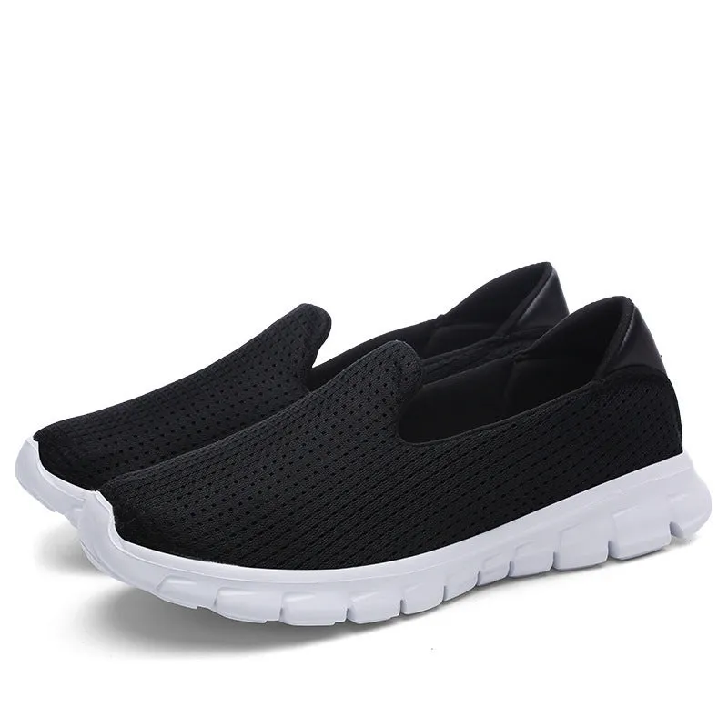 Wide Slip-On Walking Shoes