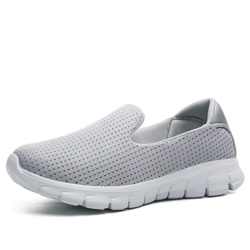 Wide Slip-On Walking Shoes