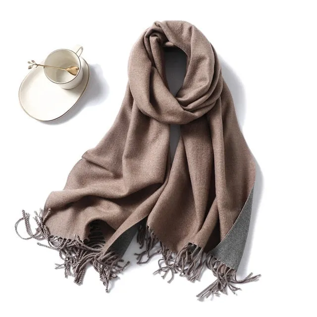 Women Winter Cashmere Scarf Women Thick Warm Scarf Shawls
