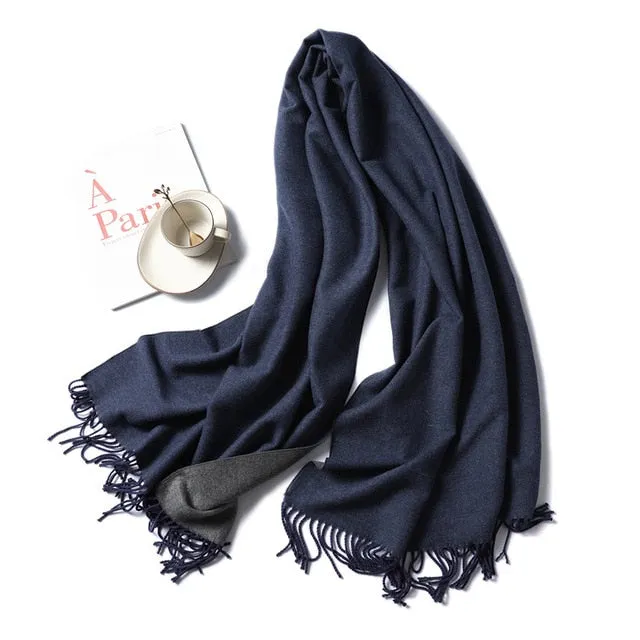Women Winter Cashmere Scarf Women Thick Warm Scarf Shawls