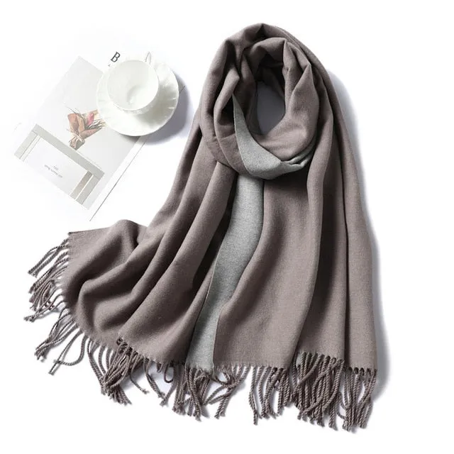 Women Winter Cashmere Scarf Women Thick Warm Scarf Shawls