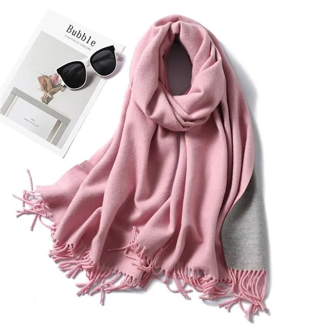 Women Winter Cashmere Scarf Women Thick Warm Scarf Shawls