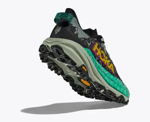 Women's Hoka Speedgoat 6 (Black/Aloe Vera)