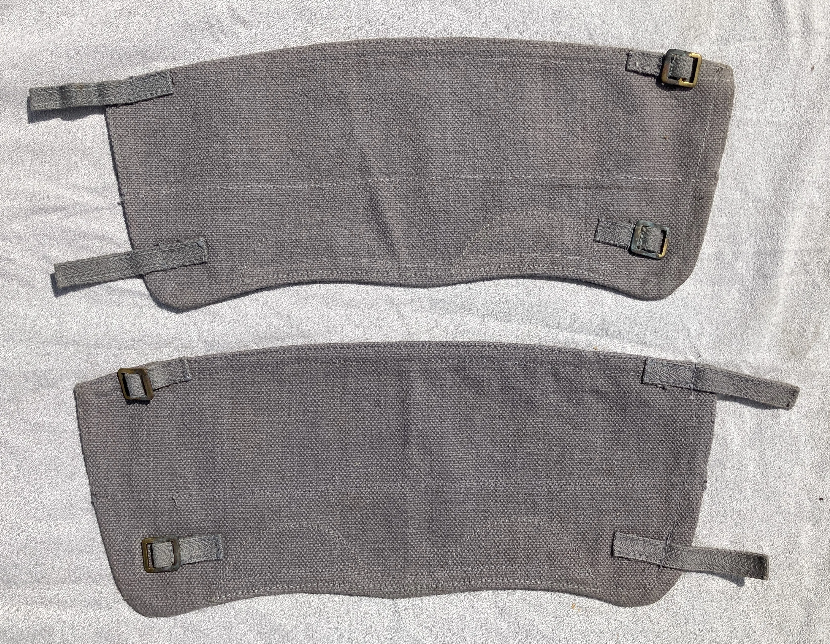 WWII Type P37 Blue/Gray Canvas Leggings
