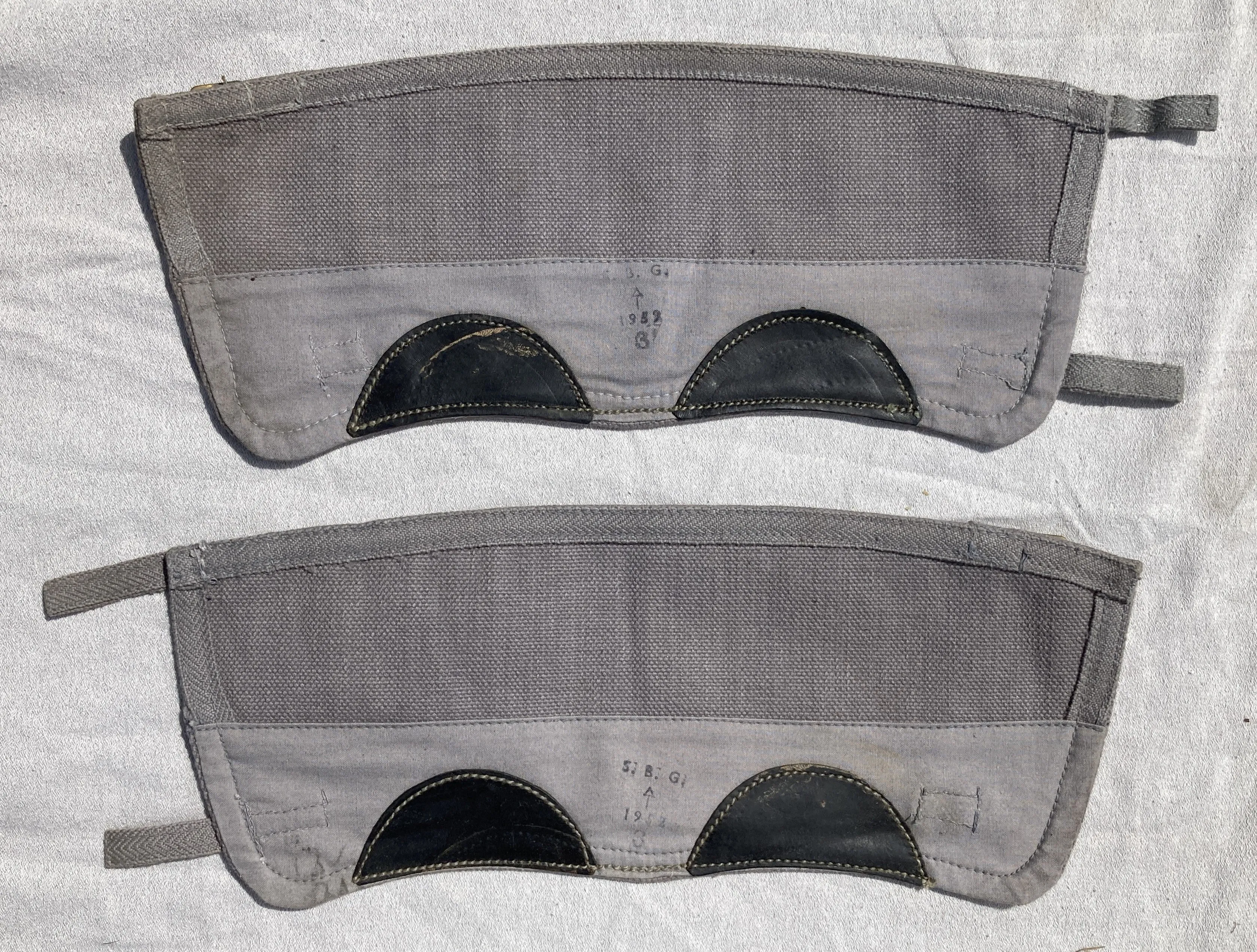 WWII Type P37 Blue/Gray Canvas Leggings