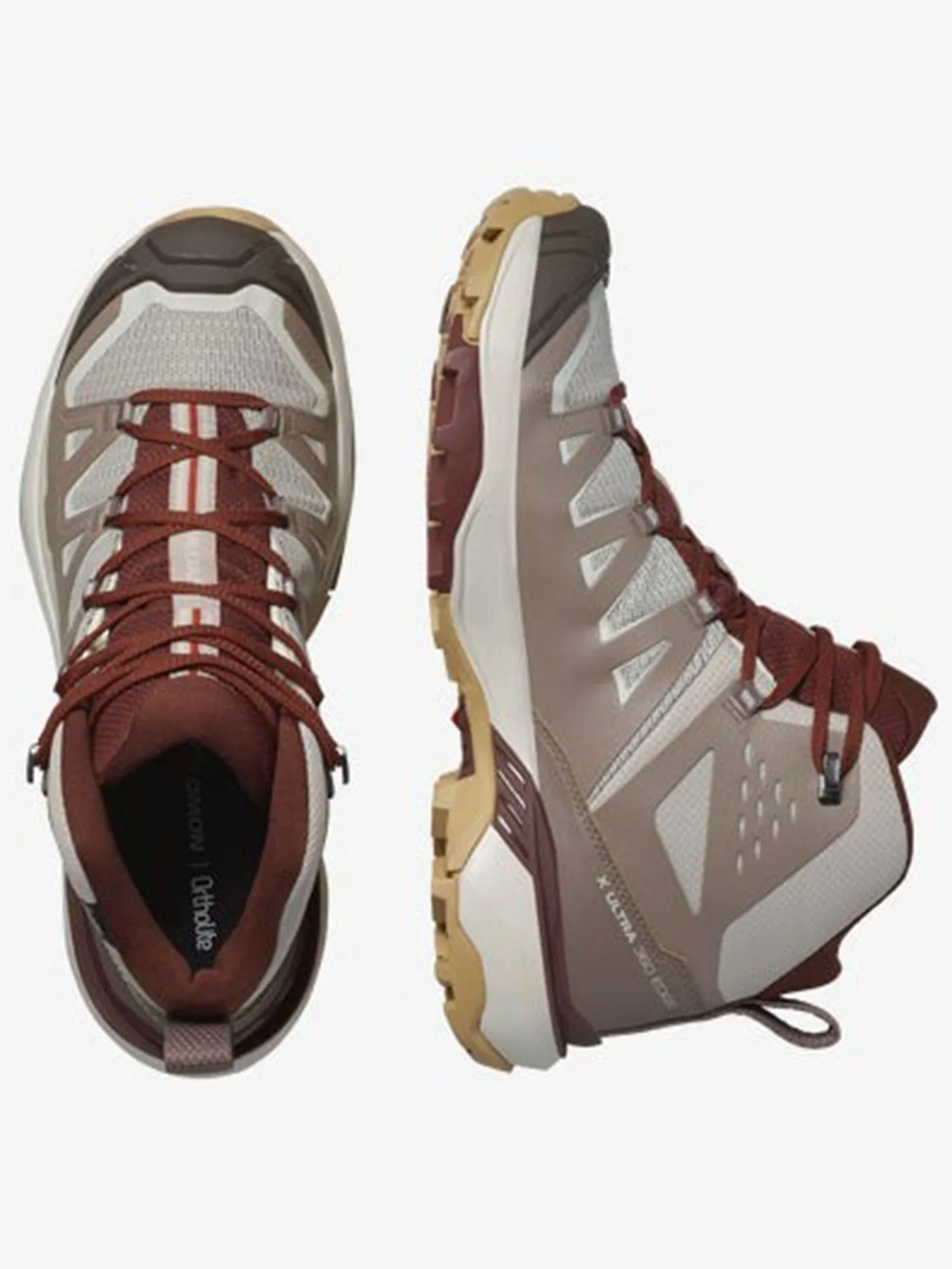 X Ultra 360 Edge Mid GORE-TEX Silver Cloud/Iron/Rum Raisin Shoes