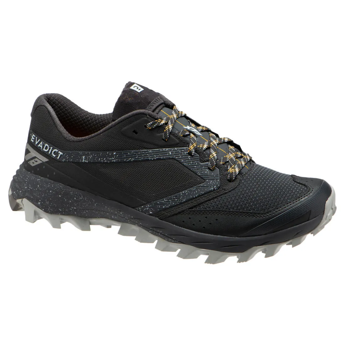 XT8 men's trail running shoes black and grey